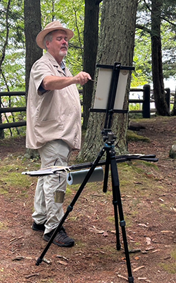 Portrait of David Thurwanger in the studio